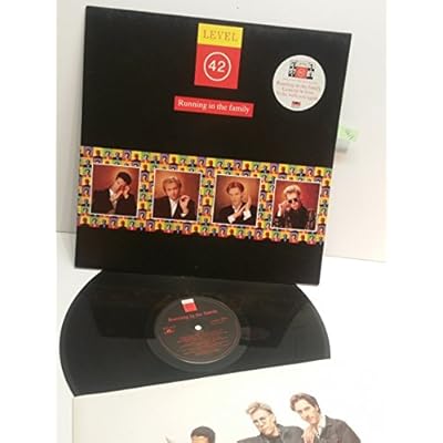 LEVEL 42 running in the family POLH42 VINYL LP