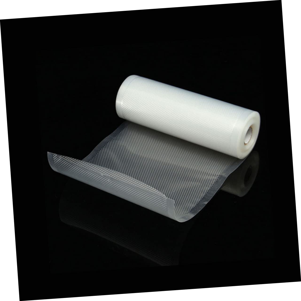 BESTonZON Sacchetti Goffrati Sottovuoto Per Conservazione Alimenti Rotolo Per Sigillatrice Sottovuoto Bianco