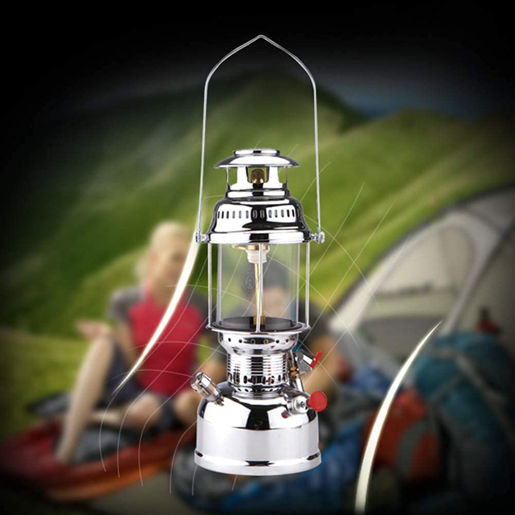Lampada classica a cherosene, lampada a olio regolabile per interruzione di corrente di emergenza, illuminazione da campeggio domestica