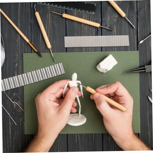 KJHBV 10 Pcs lâmina de corte de argila cortadores de argila DIY ferramentas de decoração apontador a