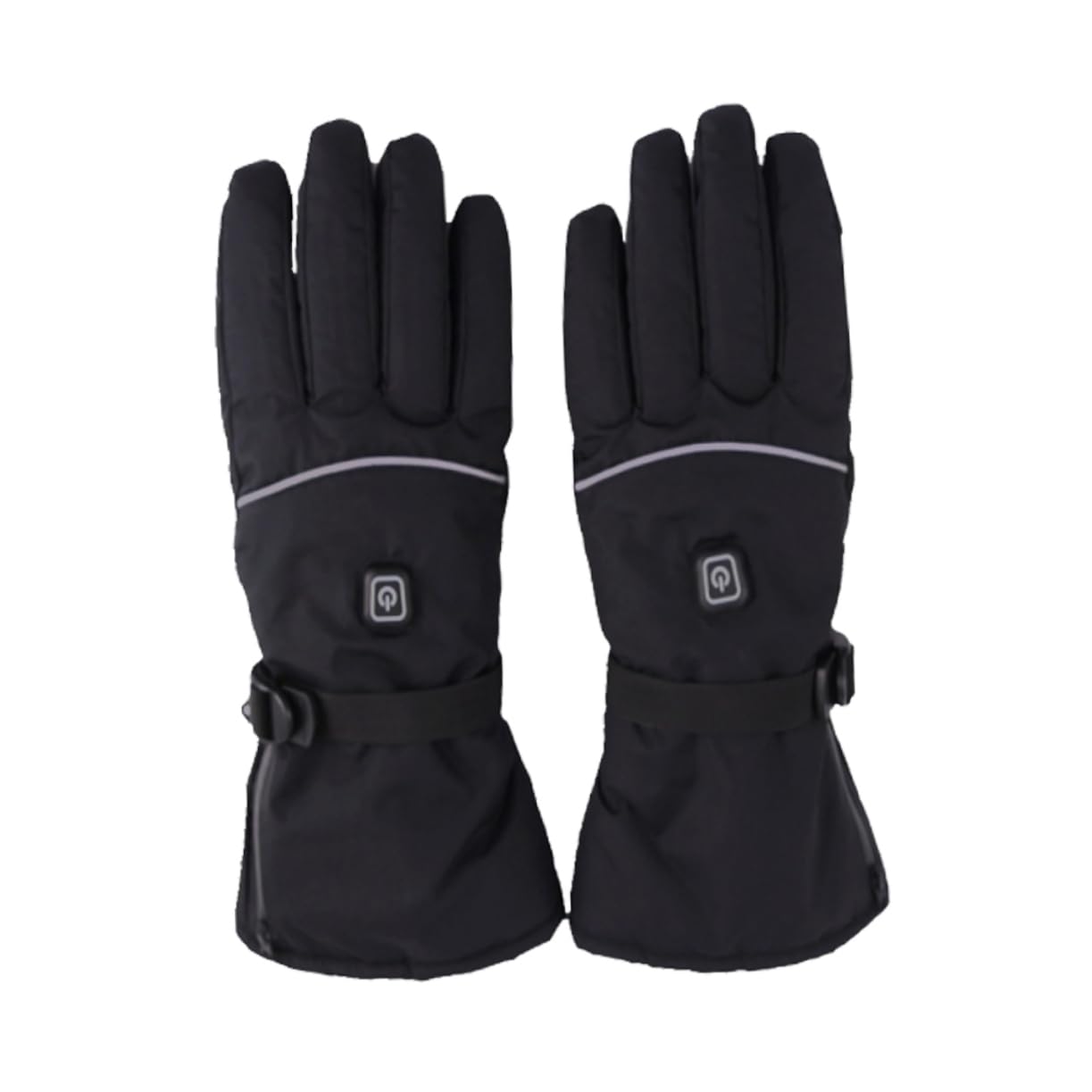 Anneome 1 Pair Heated Snow Gloves Ski Mittens Electric Heating for Winter Riding Carbon Fiber Wire No Battery Included