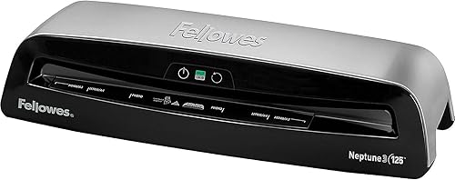 Miniatura 3 de Fellowes Neptune 3 125 Laminadora con 10 bolsas, 12.5 pulgadas (5721401), plata, negro