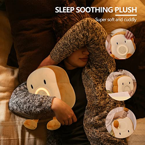 Qanyi Plush Toy Night Light Alarm Clock For Kids, Multiin-One Cozy Toast Plushies Bed Clock With Dual Alarm And Snooze, Dimmable Bed Lamp Birthday Gifts Ideal For Children Teens Girls Boys Women #TOP1