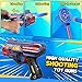 Rocket Shooting Games Toys with Rotating Target 2 Toy Guns 20 Foam Darts Kids Outdoor Toys for Boys Age 5 6 7 8 9 10+ Year Old Carnival Games Compatible with Nerf Guns
