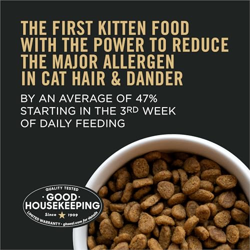 Image of Purina Pro Plan LiveClear Dry Kitten Food, Chicken & Rice, 12.5 lb Bag