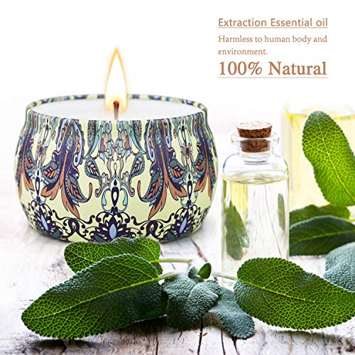 8 Pack Scented Candles, Natural Soy Wax Candles Gifts Set For Women, 200 Hour Long Lasting Burn Bulk Candles For Home Scented, Mother's Gifts, Aromatherapy Candle Ideal Gifts For Women #TOP2