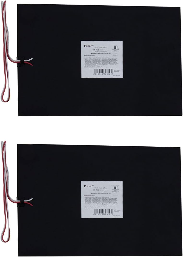 RecPro RV Tank Heater Pad | 12" x 18" | Fresh Water | Gray Water | Holding Tank | Up to 50 Gallons | 13.5V (1 Pad)