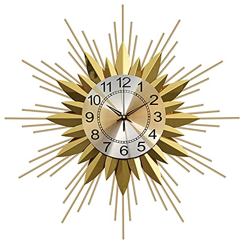 Horloge murale silencieuse à quartz sans tic-tac pour chambre