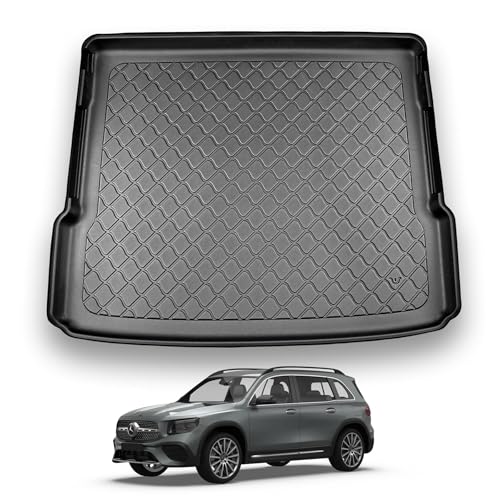 Nomad Boot Liner Compatible with Mercedes GLB 2021+ [X247] Premium Boot Floor Upper Position Tailored Fit Car Floor Mat Guard Tray Black Custom Fitted Accessory - Dog Friendly Waterproof Raised Edges