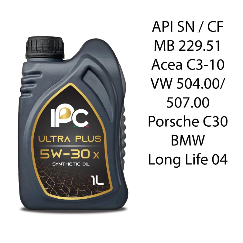 Kit tagliando 3 filtri + 4L olio IPC 5W30 X per Volkswagen Polo 9N 1.4 benzina