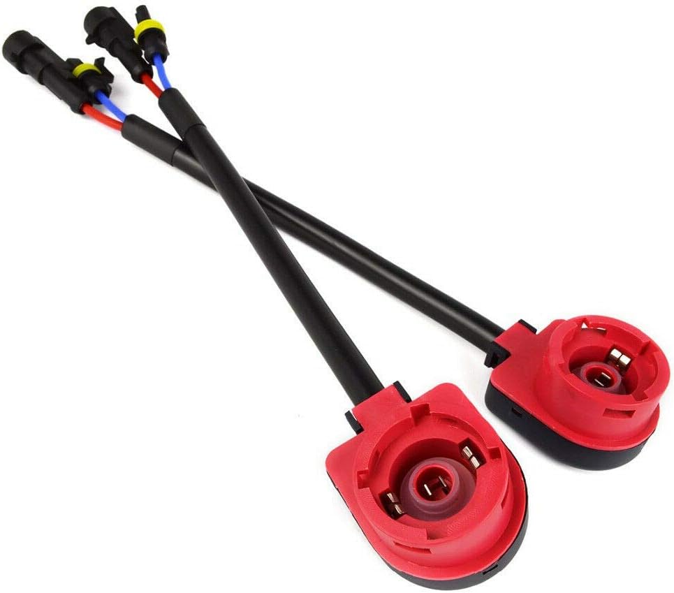 O-NEX 2X HID Relay Harness D2S D2R D2C 35W/55W AMP Wiring Adapter Bulb/Ballast Connector