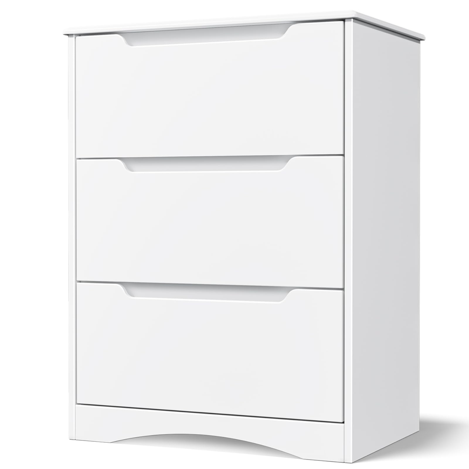 Cassettiera Bealife Bianca Con 3 Cassetti - Mobile Con Antiribaltamento Per Camera E Soggiorno - Foto 9