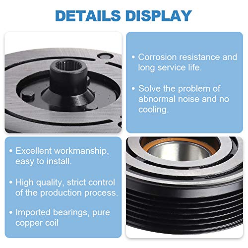 Image of ECCPP AC Compressor Clutch fit for Mini Cooper 1.6L 2002-2008