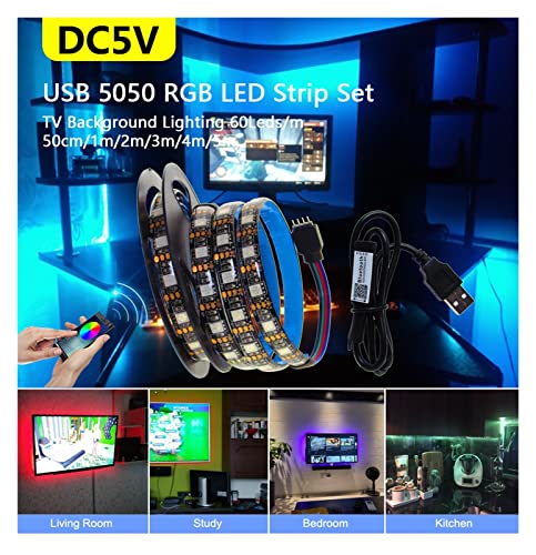 Retroiluminación LED USB para TV y PC con efectos de color RGB 4