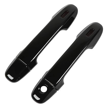 Exterior Door Handle Covers,Exterior Door Handle Covers Lock Caps Stick On for GR86 2012 - 2021(Piano black)
