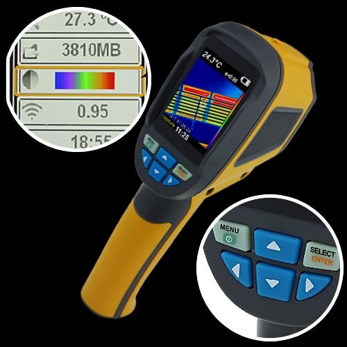 IMAGEUR THERMIQUE IMAGERIE THERMOMETRE PISTOLET INFRAROUGE VISEE LASER IR4