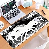 Tapis de Souris Gaming XL, 800 x 400 mm, Gamer Mouse Pad,Décor moderne, antiquité gladiateur d'époque rom,Surface spéciale améliore la Vitesse et la précision - Base en Caoutchouc Antidérapant Surface