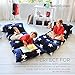 Butterfly Craze Floor Pillow Case, Mattress Bed Lounger Cover, Star Navy, Queen Size - Cozy Seating Solution for Kids & Adults, Recliner Cushion, Perfect for Reading, TV Time (Pillow Not Included)