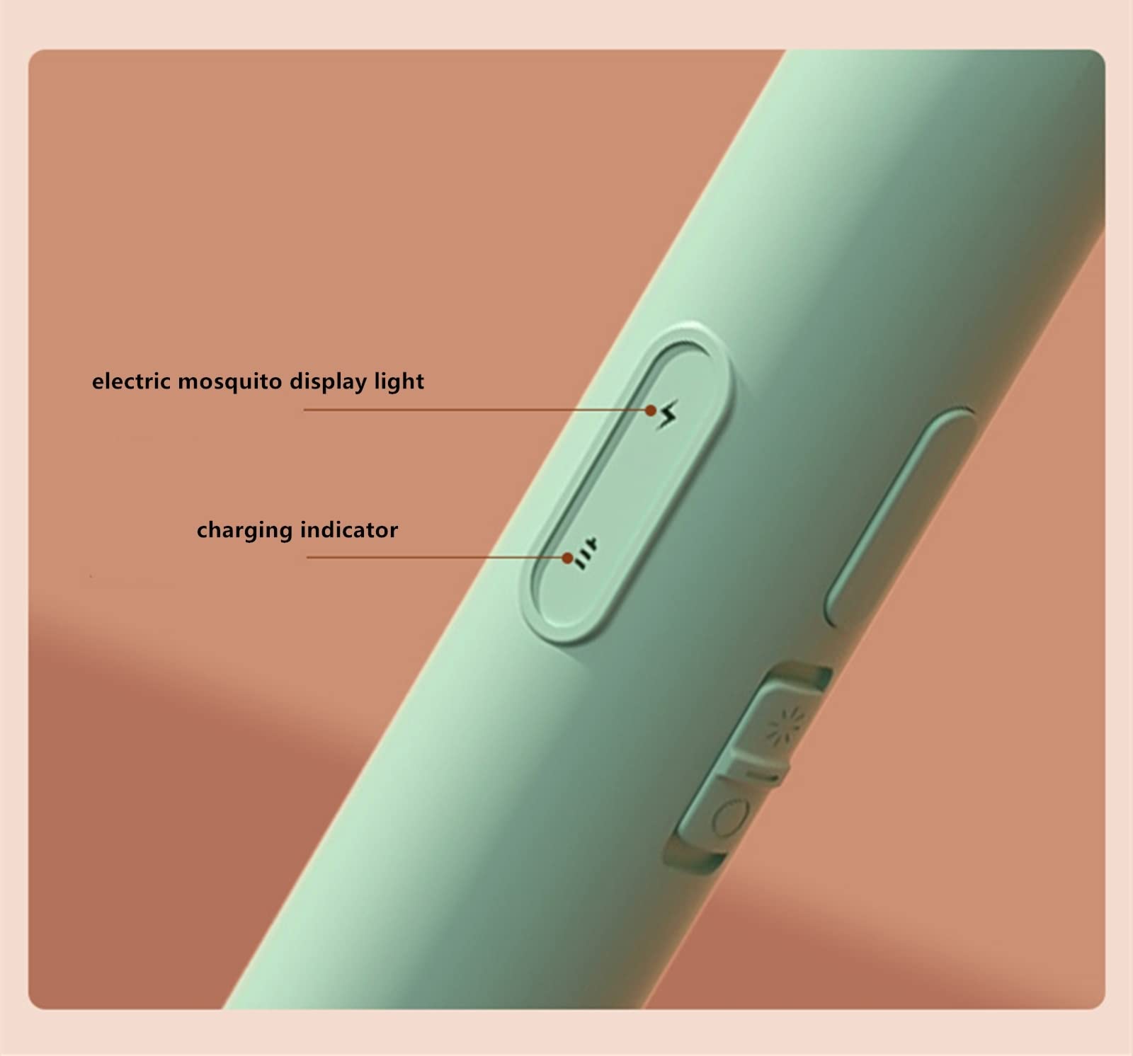 FAXIOAWA Tapette à Mouche électrique, tapette à moustiques électrique 3000 V, Tueur de Mouches – Rechargeable par USB – pour intérieur et extérieur – avec Base, Ivoire