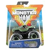 Monster Jam 2020 Spin Master 1:64 Diecast Monster Truck with Wristband: Legacy Trucks Soldier...