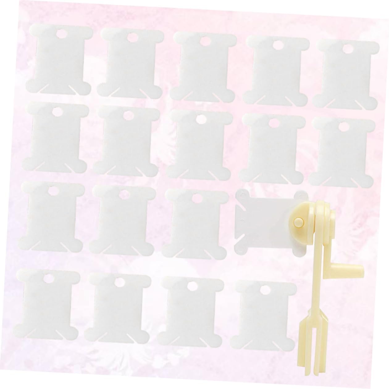 Lurrose 3pcs Wool Yarn Winder Swift Manual Winder Winding Plates Smooth Edge Portable Yarn