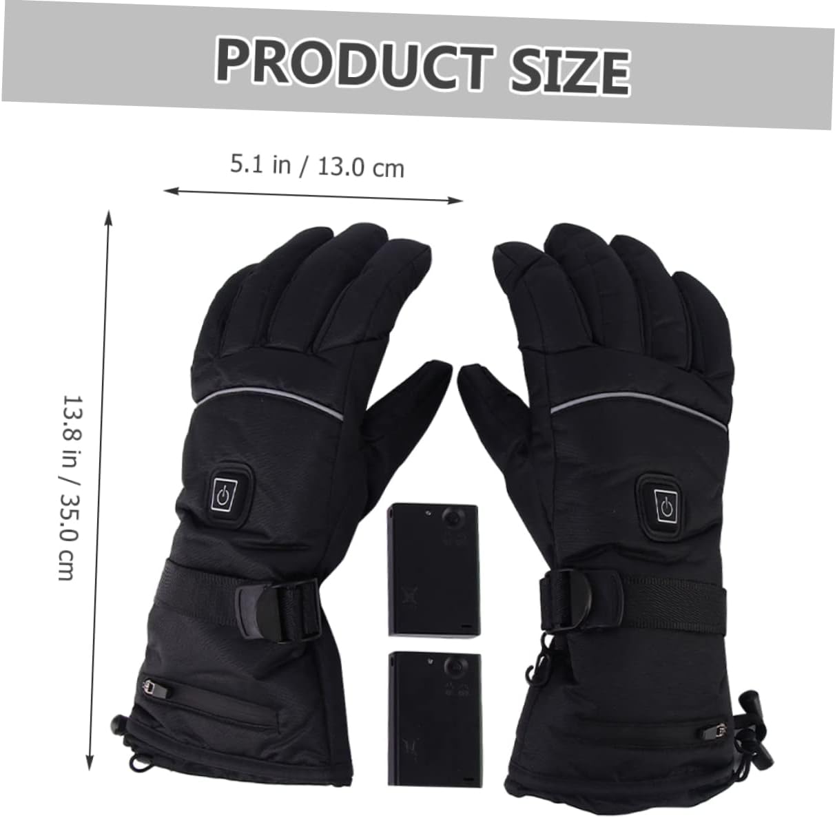 HANABASS Heated Gloves Heating Gloves Thermal Outdoor Men's Winter Warm for