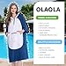 OLAOLA Mikrofaser Badeponcho, Handtuch Poncho für Erwachsene, Surf Poncho mit Kapuze und Tasche, Weiche Schnelltrocknende Handtuch als Umziehhilfe Strand Damen und Herren (Hai)