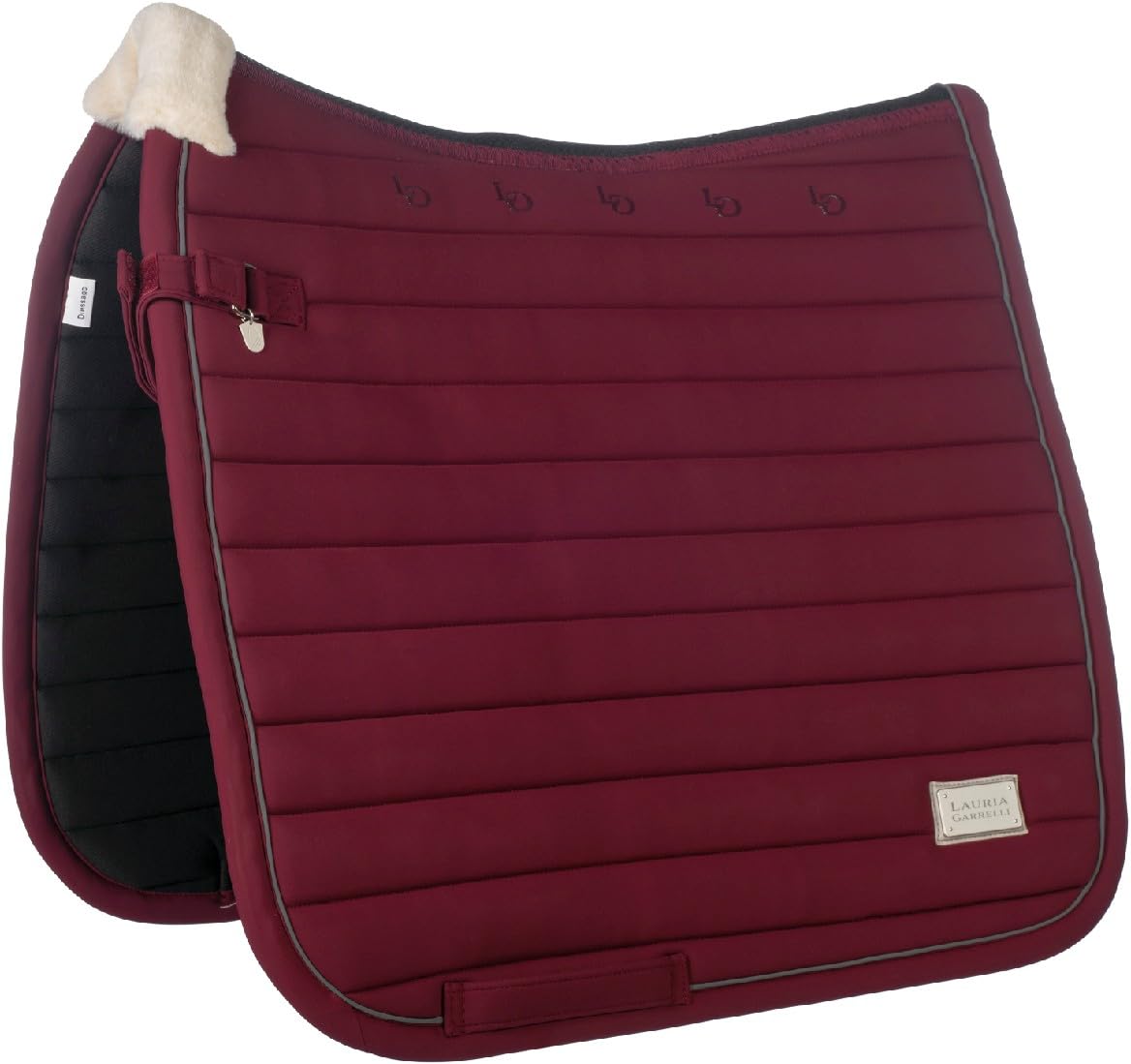 HKM Livigno Elegance Saddle Cloth Bordeaux Pony Gp