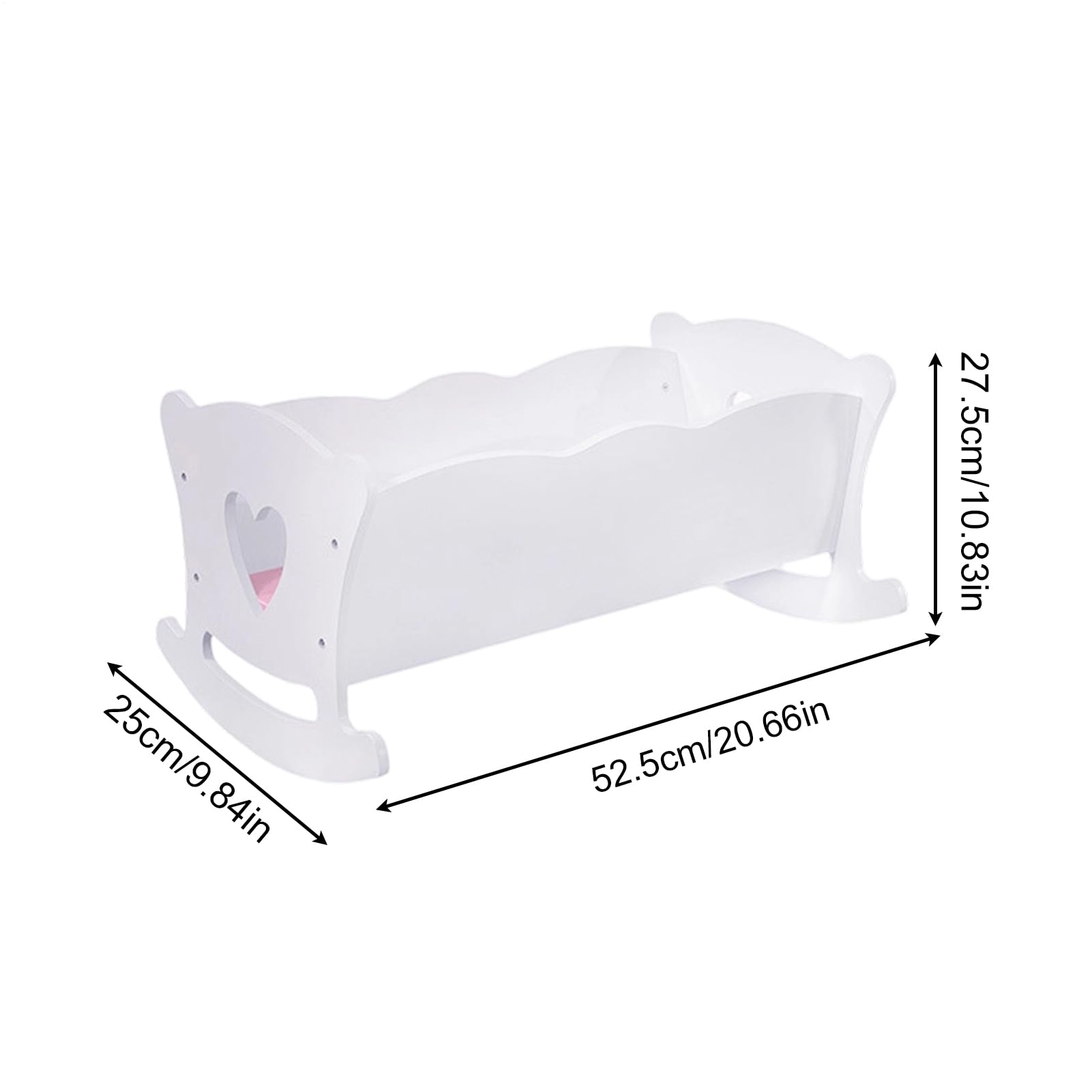 Puppenwiege Spielzeug Spaßiges und Niedliches Holzspielset für | Schaukelndes Puppenbett Für Rollenspiele Für und Mädchen im Vorschulalter und Kindergartenkinder