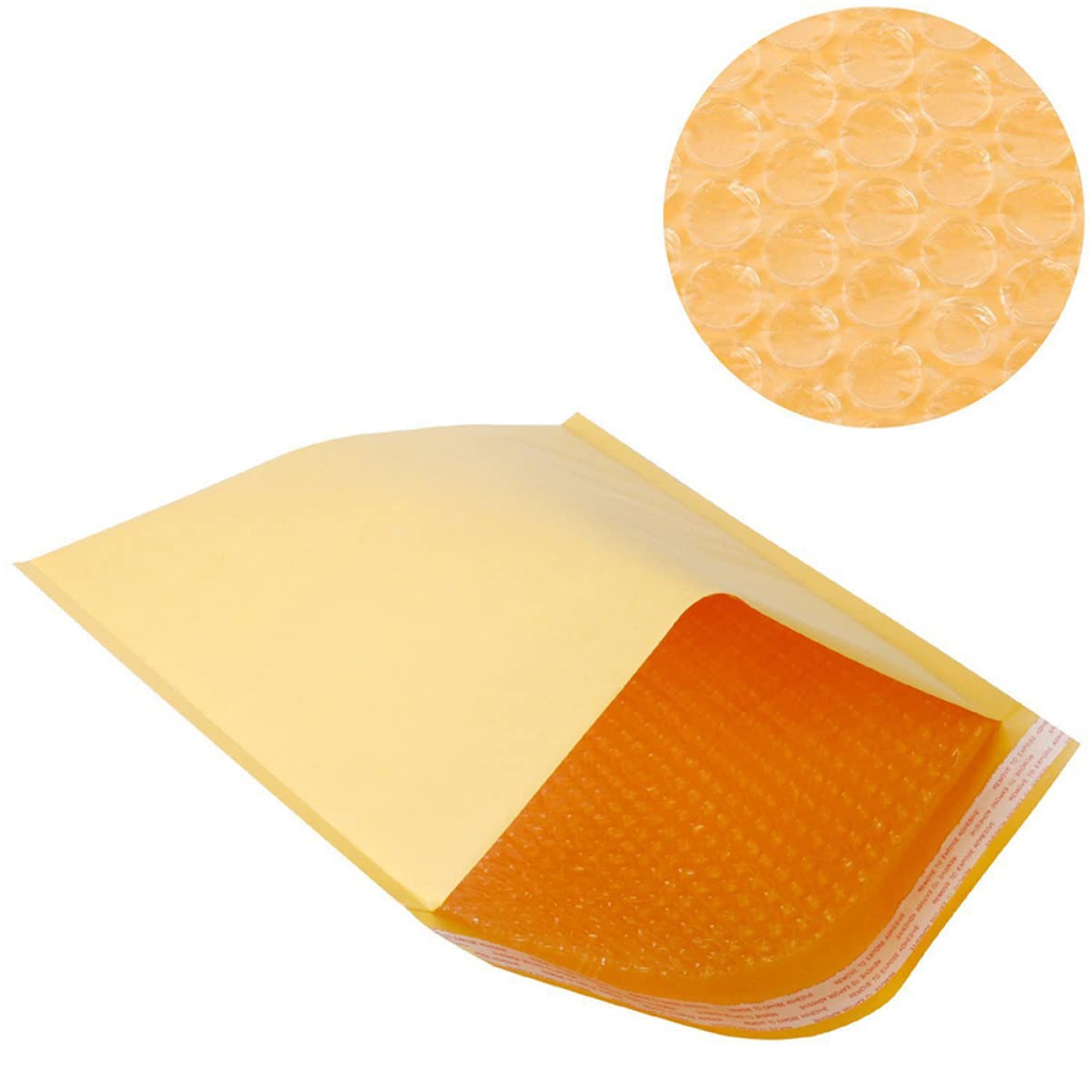 NUOBESTY Buste Imbottite in Carta Kraft e Pe 50 Pezzi Buste per Spedizioni Protezione Lettere Leggere