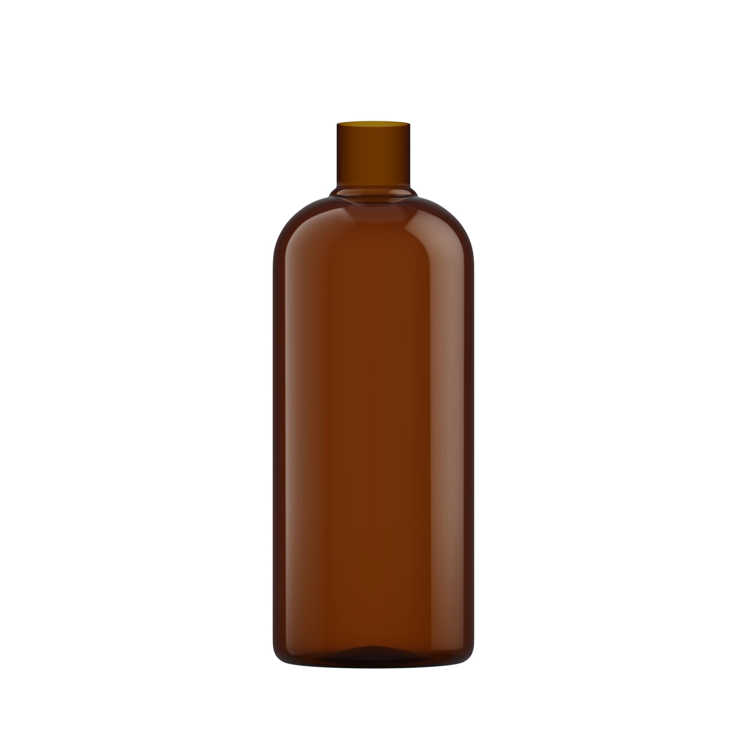 Bouteilles rondes en PET Ambre Mystic Moments 500 ml incassables et anti-UV pour liquides