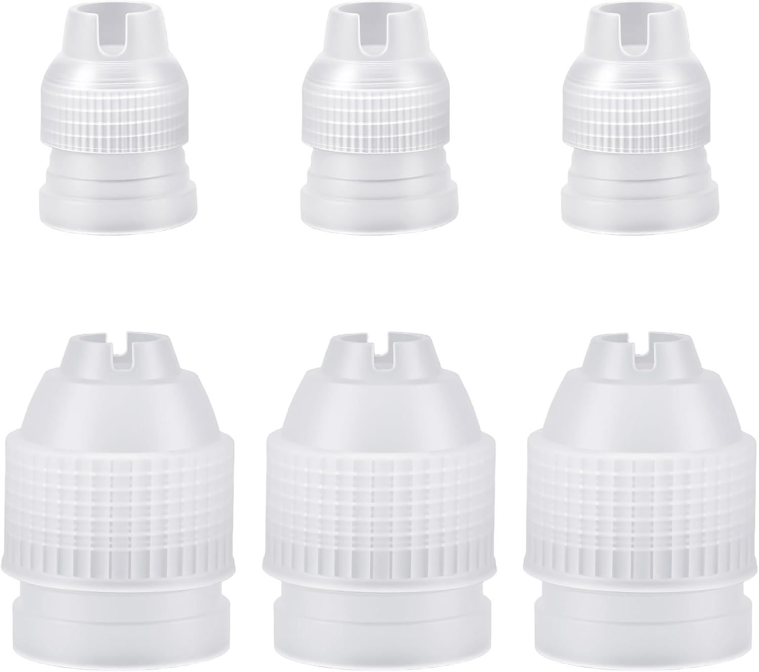 6 Pcs Couplers for Piping Bags - Two Sizes Piping Bags Couplers