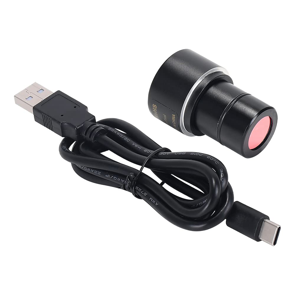 Digital Electronic Eyepiece, 5MP CMOS USB2.0 Microscopio Cámara Digital Electrónica Ocular Free Driver Microscopio Cámara Industrial de Alta Velocidad con Wins 2000 XP WIN7