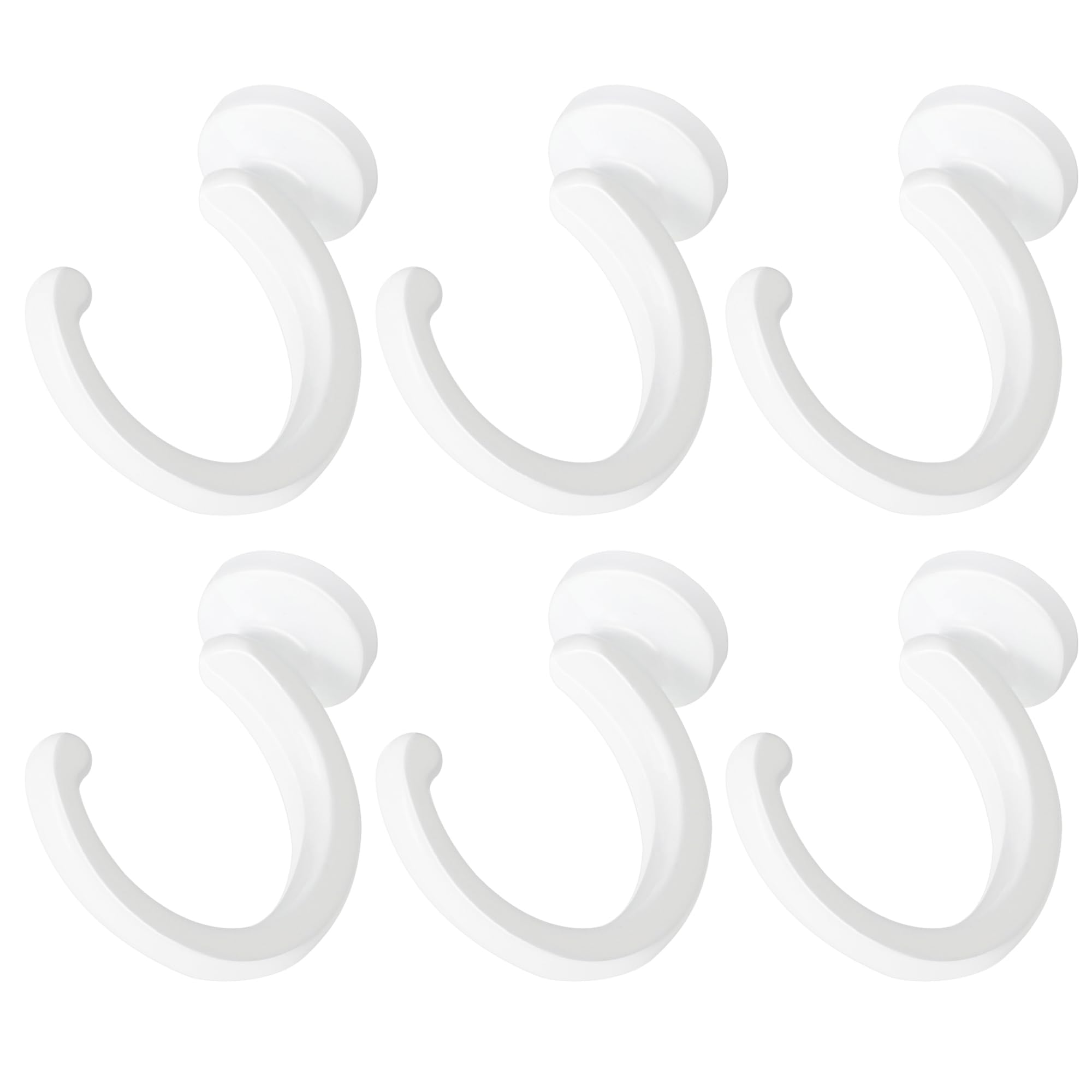 Aidoclip 6pcs Ceiling Hooks for Hanging Plants,Hanging Hanging Lights Metal Small Hooks,Indoor Outdoor Wall Heavy Duty Plant Hanger Swag Hook