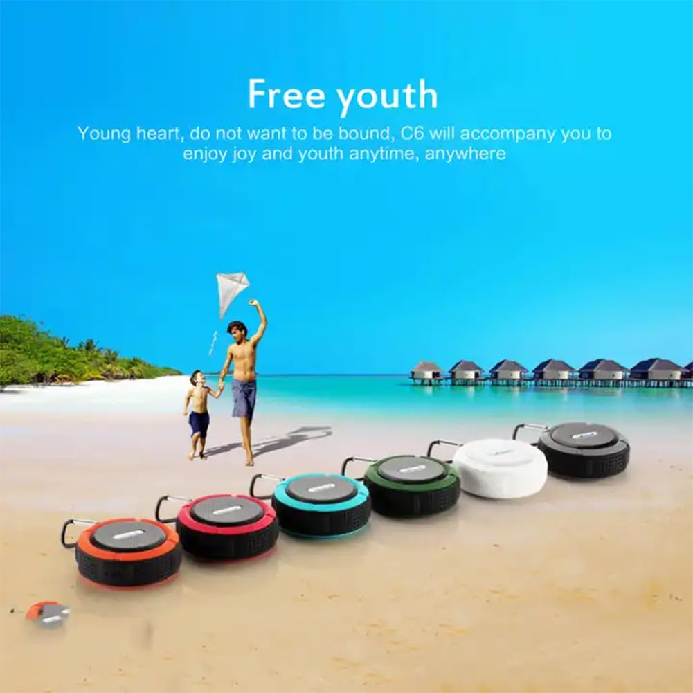 Altoparlante Bluetooth, Mini Altoparlante Da Doccia, Subwoofer Portatile Impermeabile IP65, Con Ventosa, Collegamento Automatico Della Memoria, Per Sport All'aria Aperta, Escursionismo, Campeggio