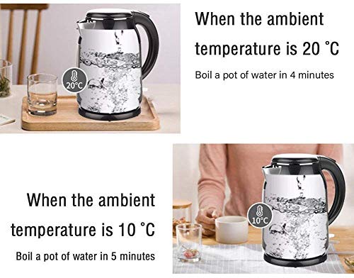 Kettle eléctrico de acero inoxidable 1.8 litros 1800W miniatura 6