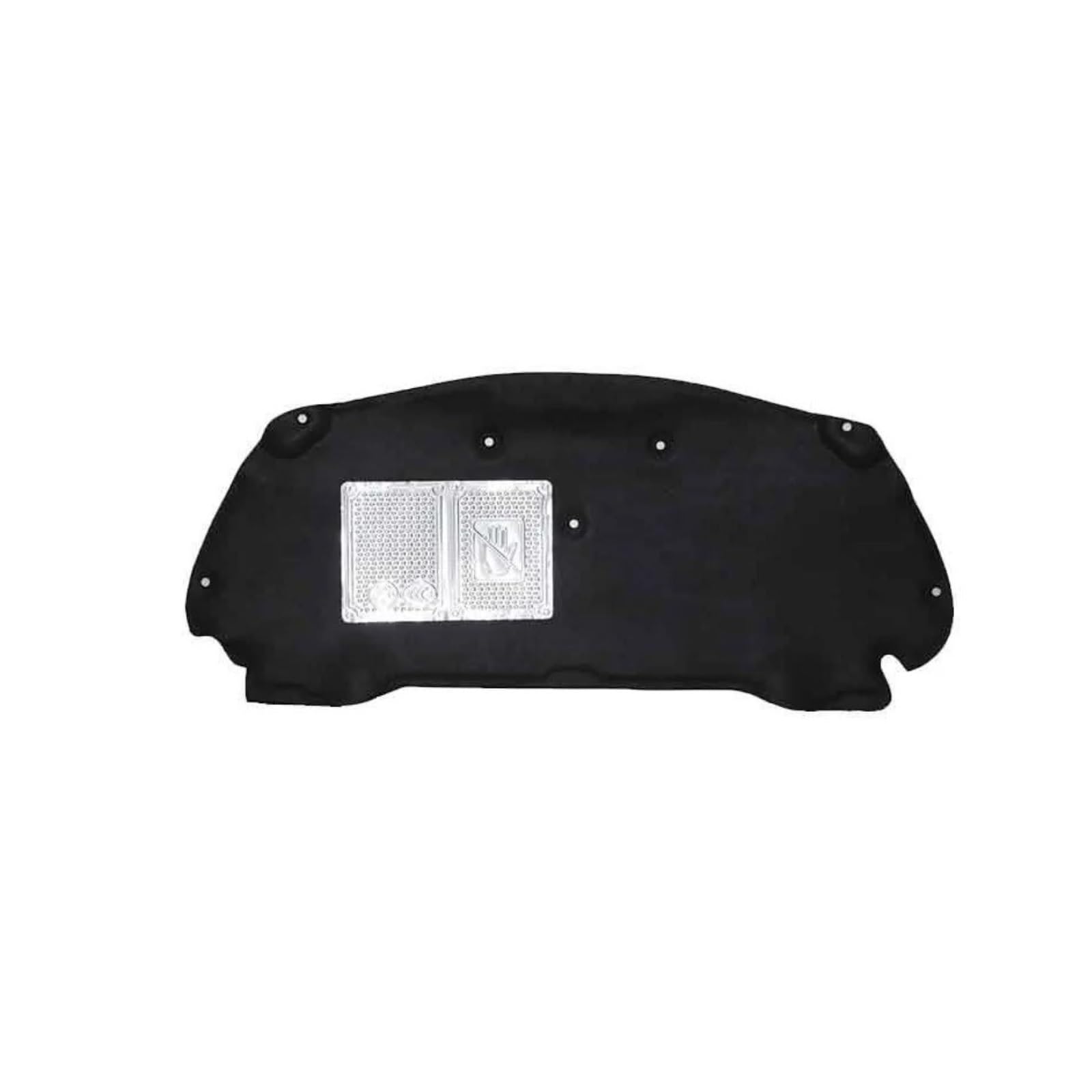 Ltusgt 13-19 Aluminum Foil Car Hood Insulation Pad For Peugeot 2008 A94 P24 2013~2025 Car Hood Engine Linin Thermal Insulation Cotton Soundproof Mat Cover Accessories(13-19 Aluminum Foil)