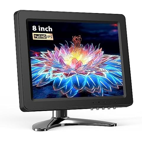 Miktver 13.3 Inch Portable Monitor, 1920X1080 Full HD IPS Portable Laptop Monitor with 2 USB C Ports & HDMI Port External Monitor Display for PC/Laptop/Phone/Mac/Xbox/PS4… (Inches, 8) Cover