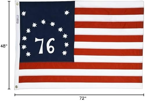 Miniatura 2 de Banderines de algodón Bennington de 4 pies x 6 pies