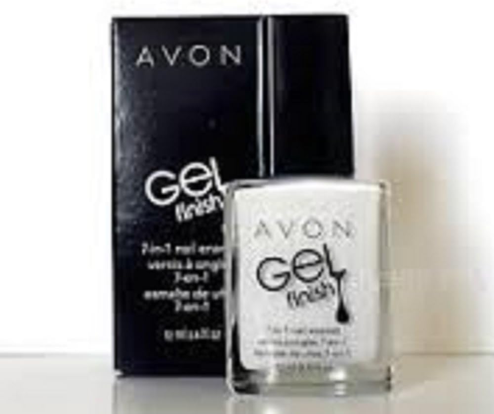Avon Gel Finish nail enamel - Iceberg White