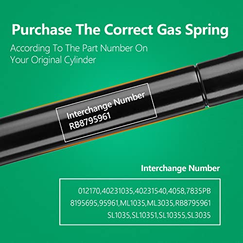 10 Inch 35Lb/156N Gas Strut Shocks Spring Lift Support For Truck Pickup Tool Box Lid Rv Overhead Cabinet Door Toy Toolbox Cover Boat Struts Replacement Parts, 40231540 40231035, Set Of 2 By Huopo #TOP4