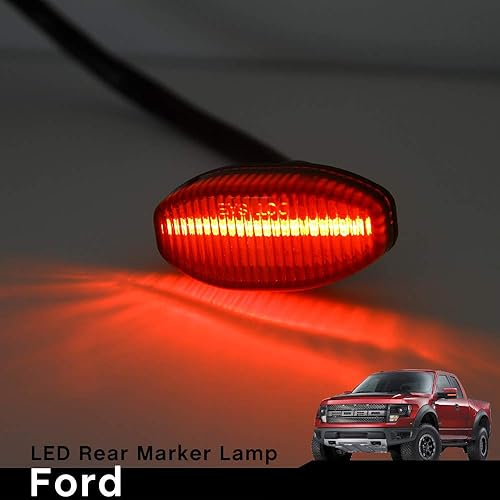 Miniatura 6 de F150 Rapter LED Lateral Lámparas de Marcador para Ford F150 2010 2011 2012 2013 2014 Ford F150 SVT Rapter Pick Up Luces de Marcador Lateral Trasero