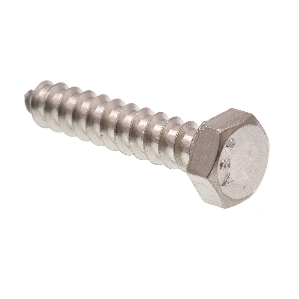 Prime-Line 9055536 Hex Lag Screws, 5/16 In. X 1-1/2 In., Grade 18-8 Stainless Steel (50 Pack)