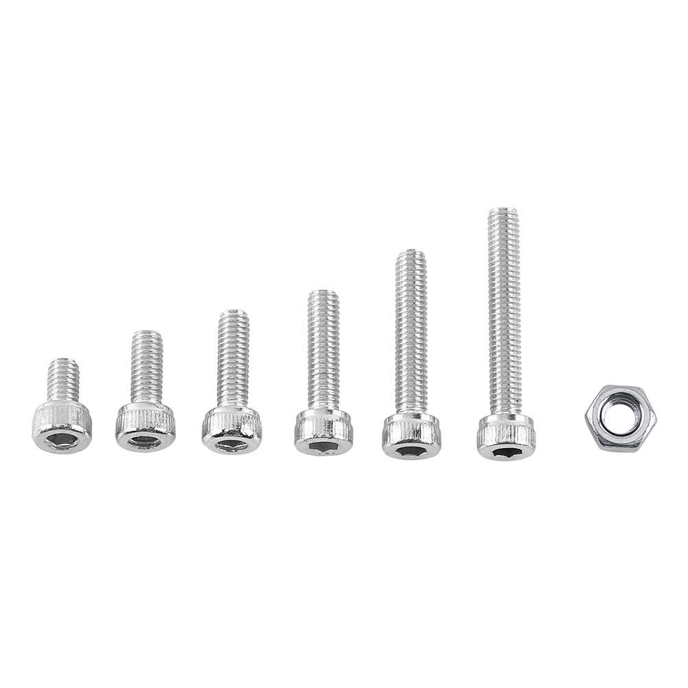 Hex Socket Screws,250pcs M3 A2 Stainless Steel Hex Socket