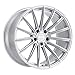 XO London Custom Wheel Silver - with Brushed Face - 20" x 9", 20 Offset, 5x112 Bolt Pattern, 66.56mm Hub