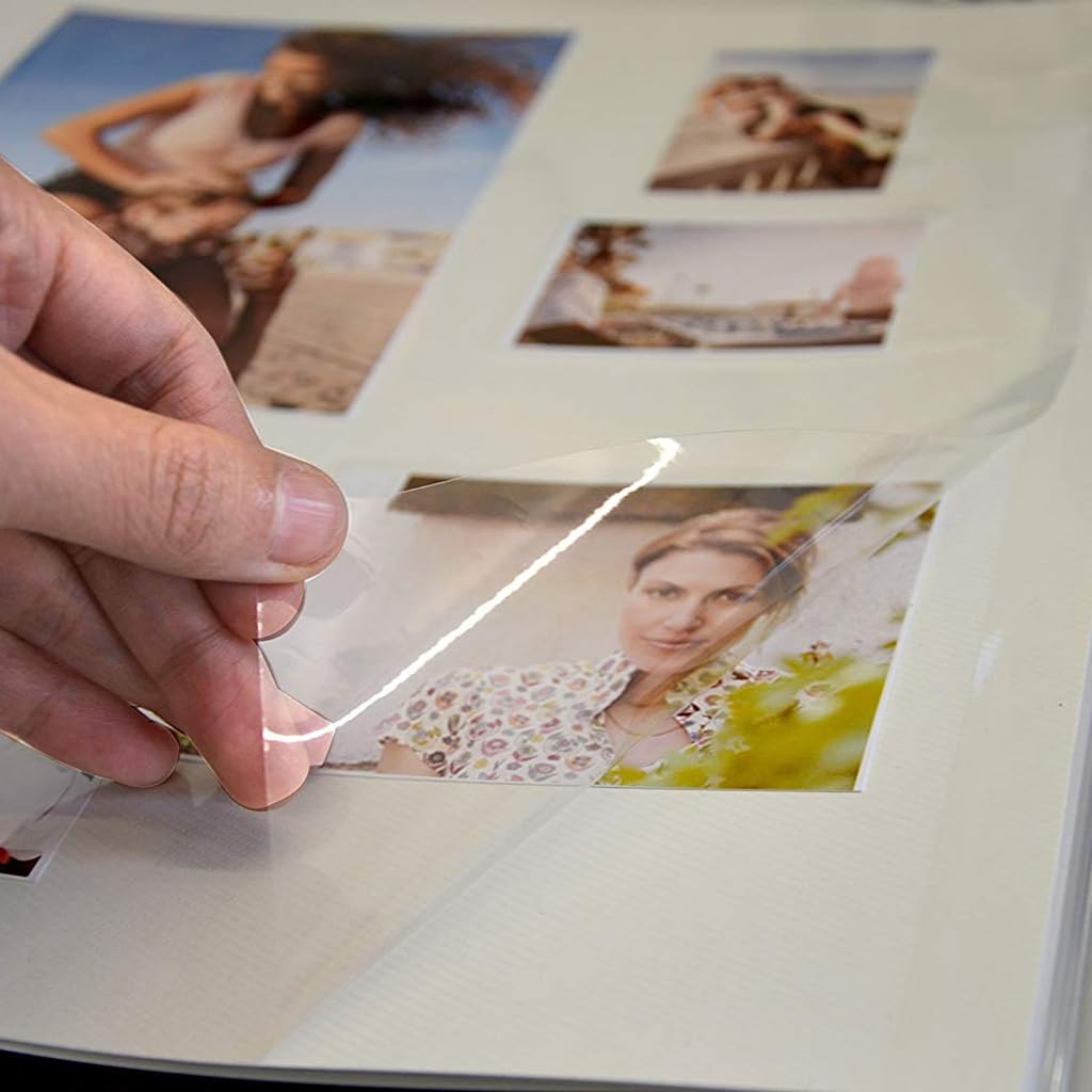 Álbum de papel autoadhesivo, álbum de fotos de álbum de recortes con personalidad de moda, álbum de recortes para almacenamiento de fotos de aniversario de boda