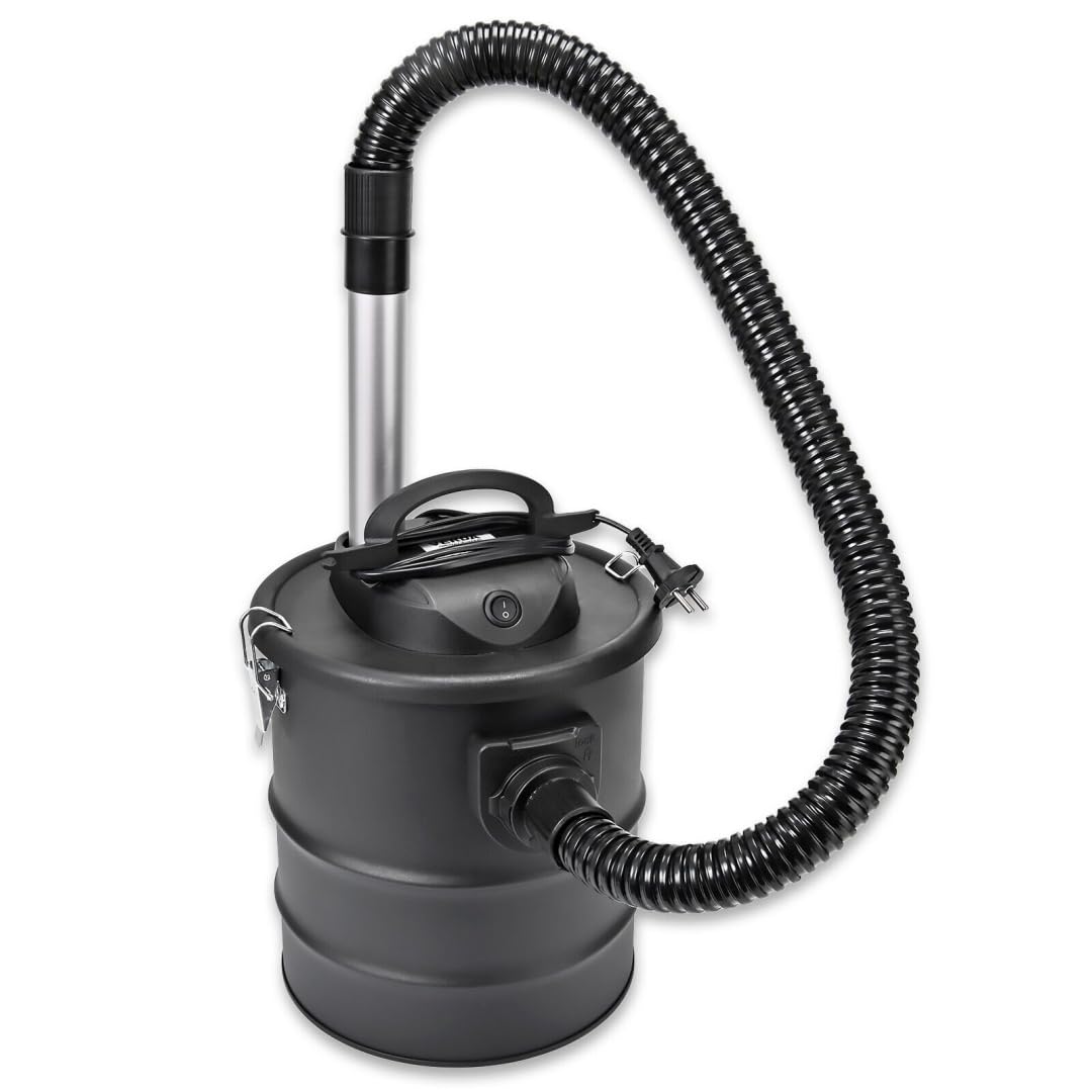 Sellnet Aschesauger 15L 1200W mit Blasfunktion & DUAL Filtersystem, Kaminsauger mit HEPA Filter, Staubsauger für Kamin, (Kabellänge - ca. 1,5m) Kabelhalter, Grill und Feuerstelle SN119