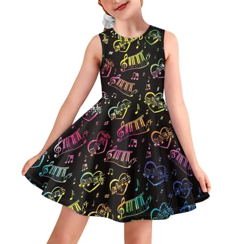 Youngerbaby Girls' Dress Kids Sleeveless Sundress Tie Twist Slim Fit Party Dresses for 5-14 Years Girl