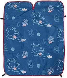 Baby Windproof Stroller Blanket Multifunctional Infant Rainproof Blanket Pram Stroller Polyster Warm Cover for Newborn Baby(85 * 64cm-Tropical Ocean)