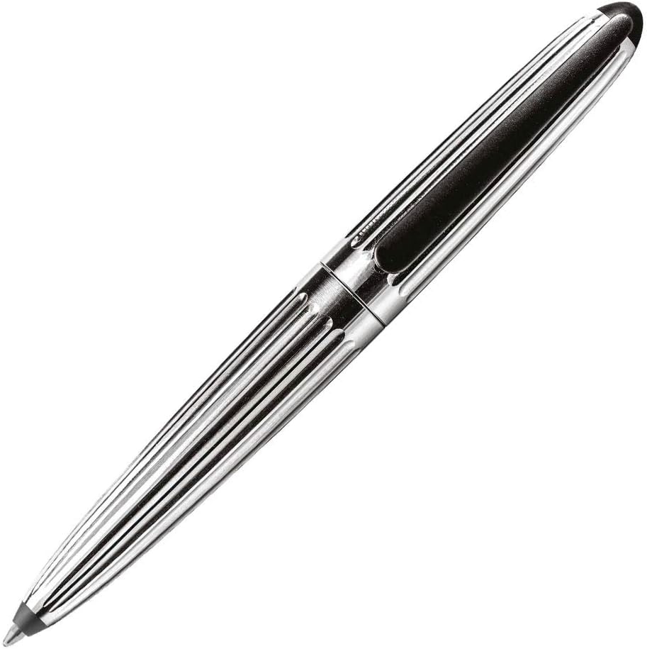 Diplomat - Aero Factory - Ballpoint Pen EasyFLOW - Chrome - Resistant and Elegant - High End - 5 Years Warranty